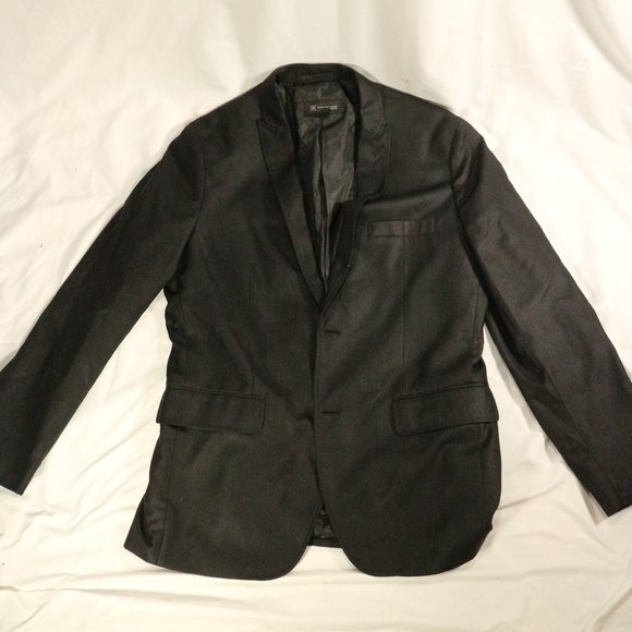 INC International Concepts Other - INC International Concepts Slim Fit All Black 2-button Blazer Sz MEDIUM